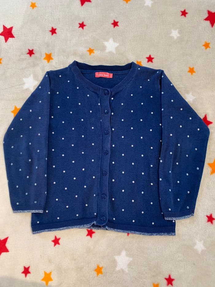 Gilet Tissaia Bleu Marine 6 Ans