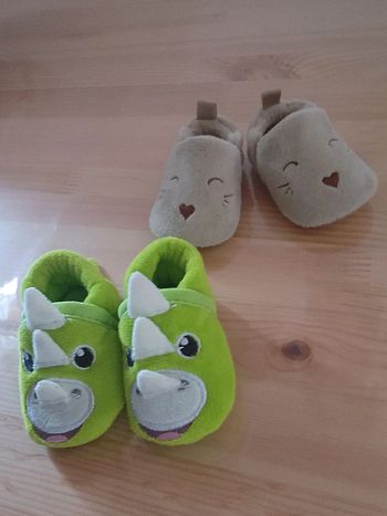 Lot chaussons 0/3 mois
