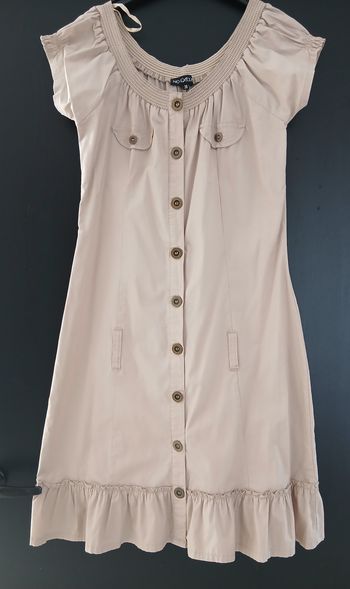 Robe d’été beige T:38