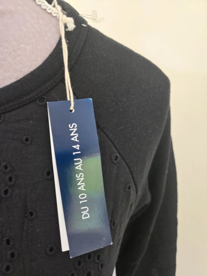 Robe noir travaillé monoprix noir neuve - photo numéro 3