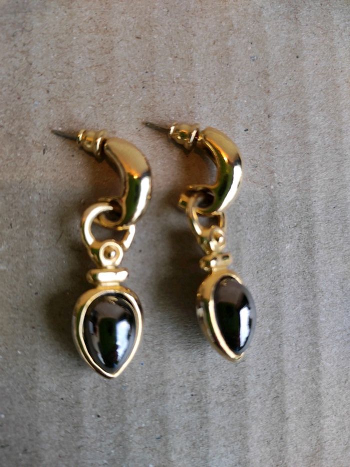 Boucles d'oreilles dorées