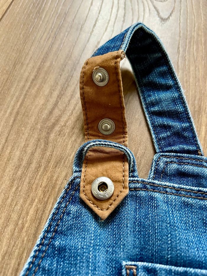 Salopette en jean bleue bébé - Obaïbi - photo numéro 8