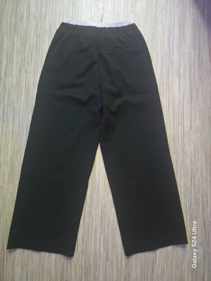 Pantalon jambes large noir - Zara - Taille 10 ans - photo numéro 4