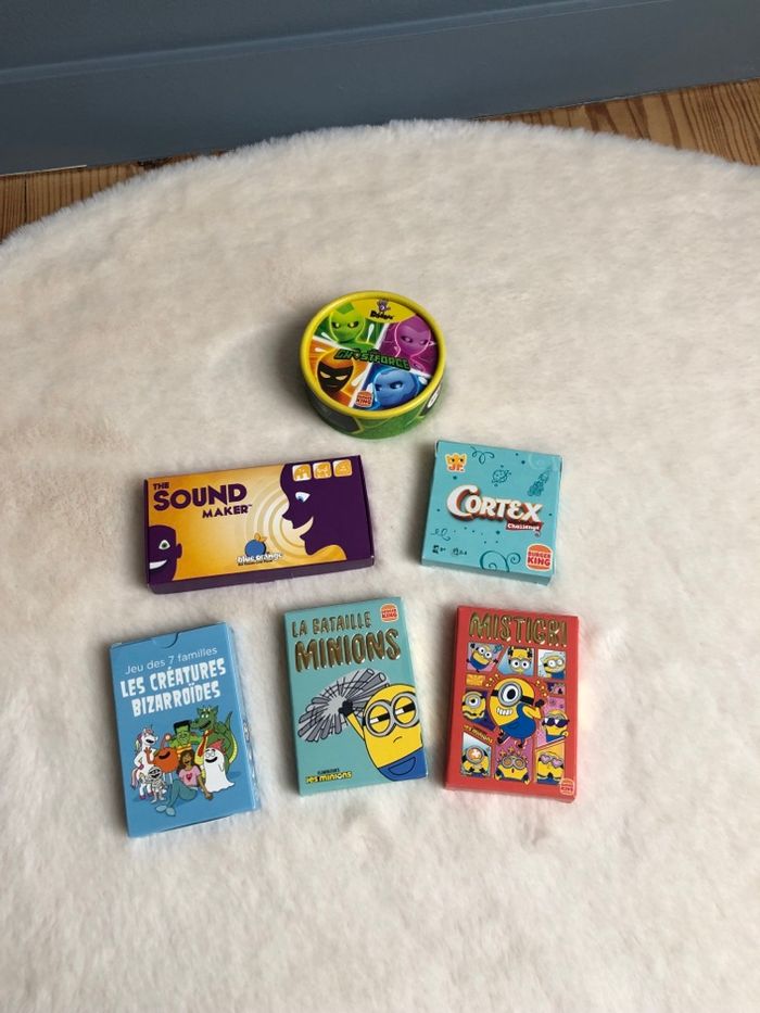 Lot 6 jeux de cartes - photo numéro 1