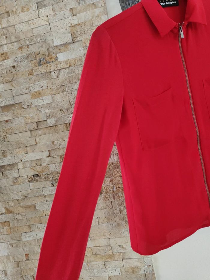 Chemisier rouge The Koople sport XS - photo numéro 4