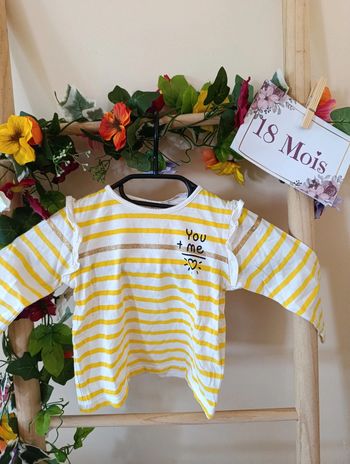 T-shirt manche longue 18mois Gémo