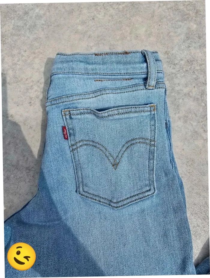 Jeans Levi's wid leg W24|FR34 coupe droite bleu Femme-Women PAN289 - photo numéro 2