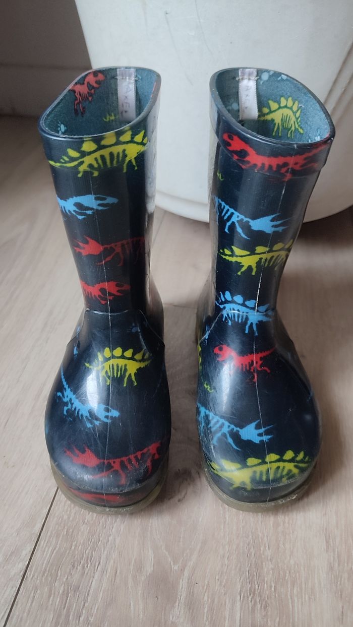 Bottes de pluie dinos garçon La Halle - photo numéro 4