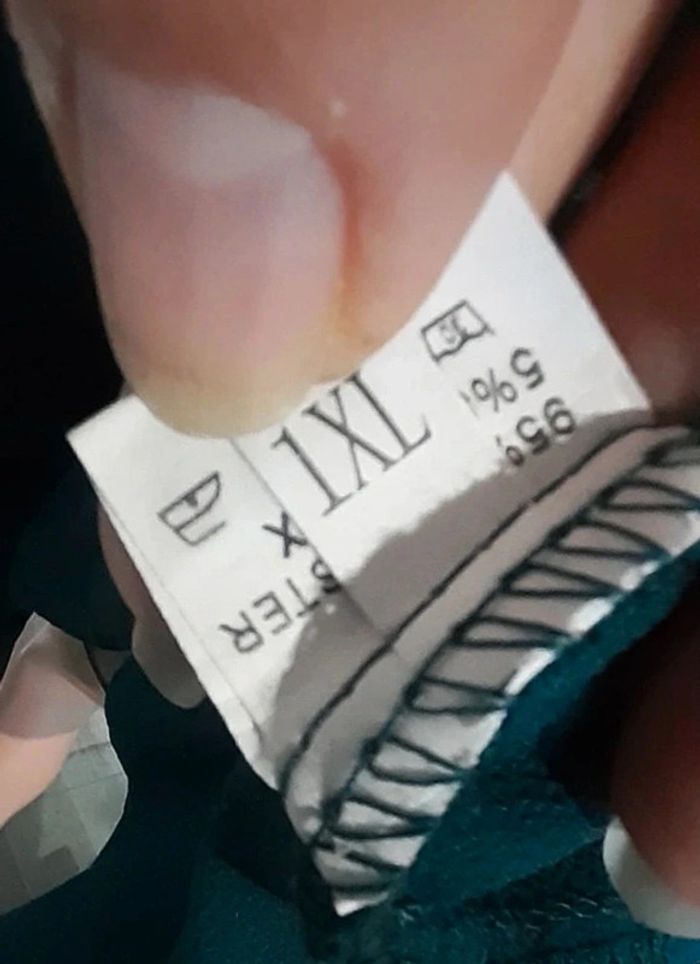 Blouse vert émeraude XL - photo numéro 7