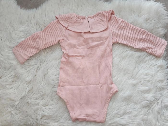 Barboteuse rose bébé - Taille 60 (env. 3 mois) - Neuve - photo numéro 3