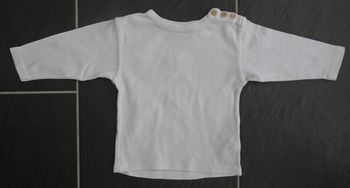 Tee-shirt manches longues garçon 6 mois DPAM