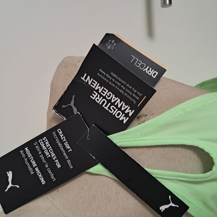 Débardeur Vert Femme Puma Run Cloudspun Sport Taille S col rond Sans manches - photo numéro 8