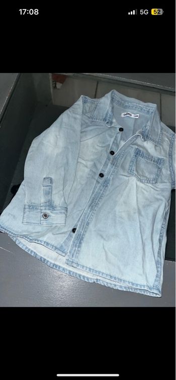 Chemise effet jean