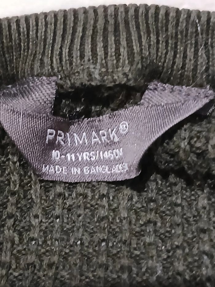 Pull garçon 👦🏻 Primark 10 11 ans - photo numéro 3