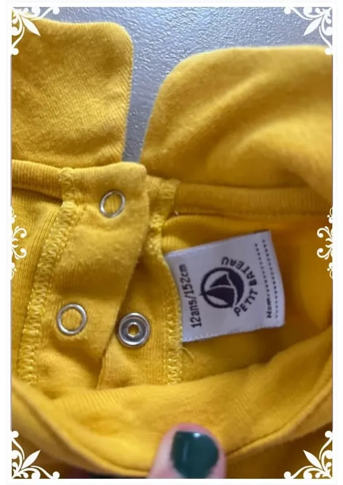 T-shirt moutarde taille 12 ans enfant fille Kiabi - photo numéro 5