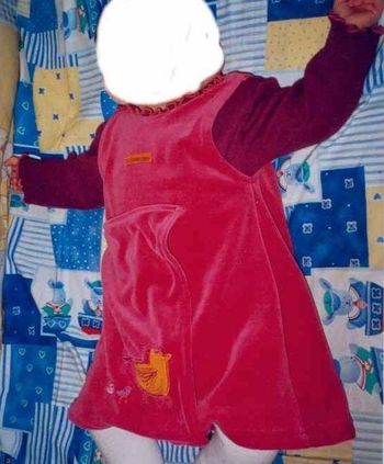 ROBE Absorba sans manches, rose