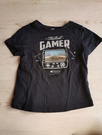 T shirt gamer 4 ans 
