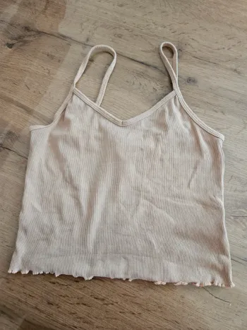 Débardeur court 10ans côtelé