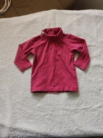 T-shirt col roulé manche longue 6 mois