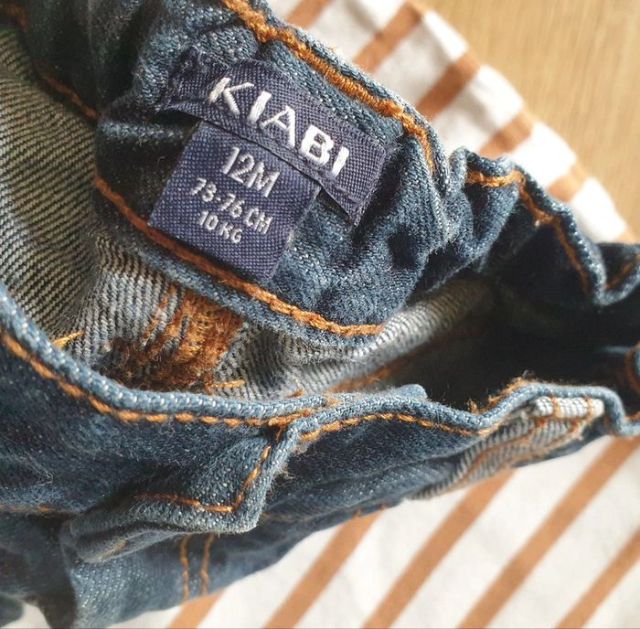 💚 Tee-shirt ML jeans 12 mois Obaïbi/Kiabi #emyfleury_12moisgarçon - photo numéro 5
