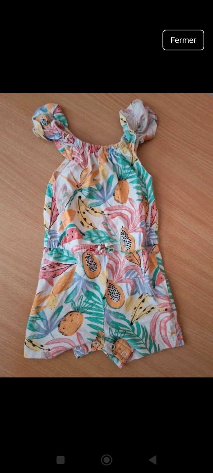 Combishort 6-9mois Primark