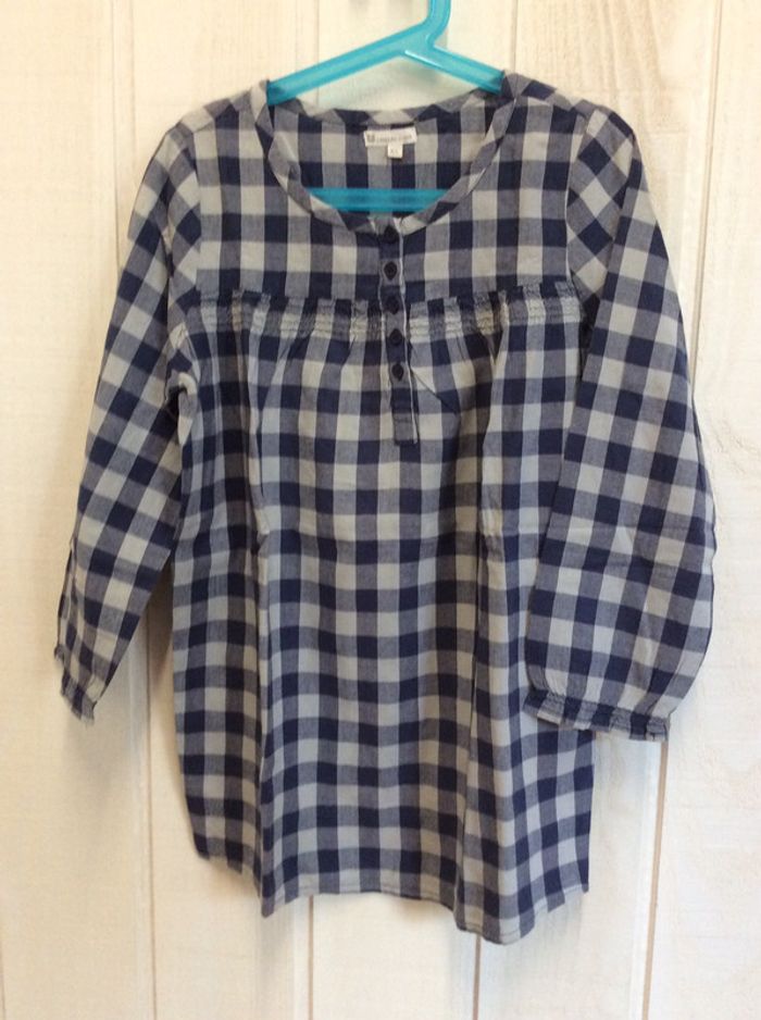 Blouse à carreaux