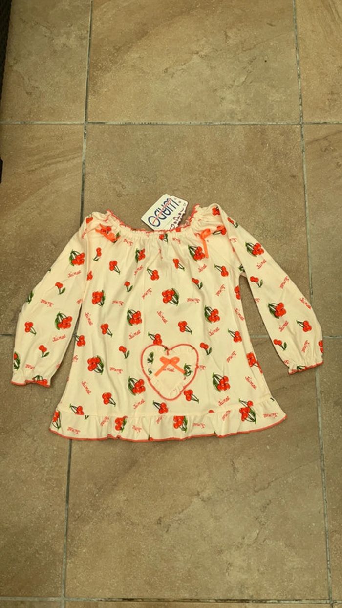 Ensemble beige cerise orange NEUF T12 ans (n°1) - photo numéro 2