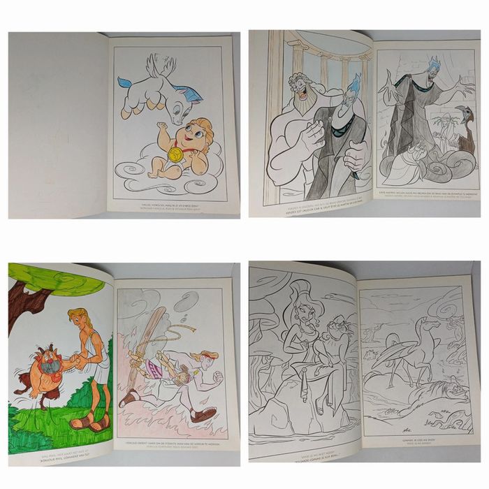 Lot Fan Disney Hercules livre coloriage jeu action PC Peinture activité cartes - photo numéro 18