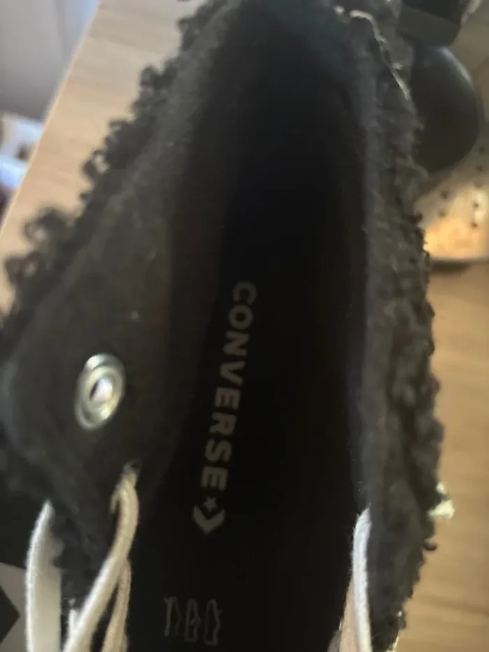 Converse plate-forme moumoute taille 37 - photo numéro 12