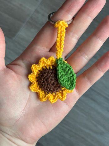 Porte clé tournesols 🌻