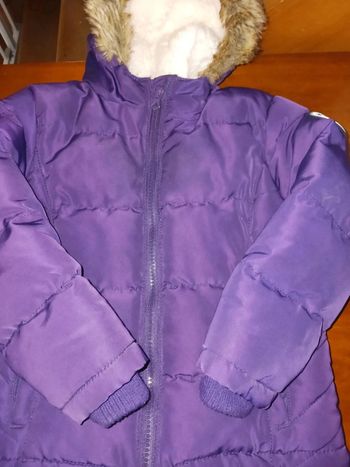Manteau violet 3 ans