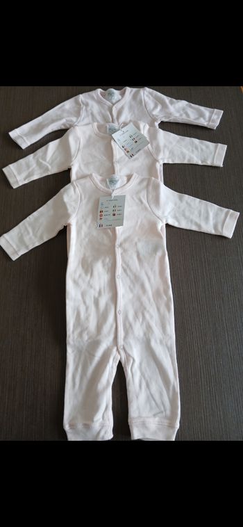 Lot 3 pyjamas fille du pareil au même 60 cm 3 mois