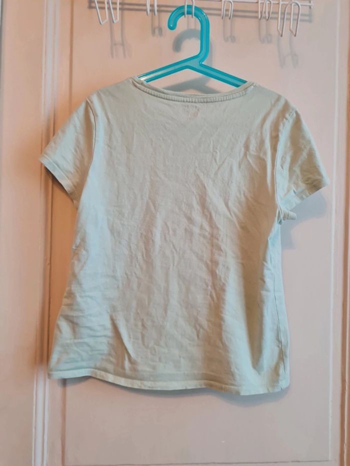 Tee shirt vert Kiabi taille 12 ans - photo numéro 2