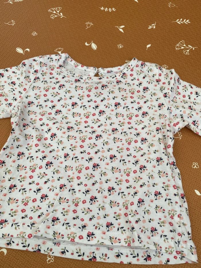 Lot teeshirt 9 mois - photo numéro 3