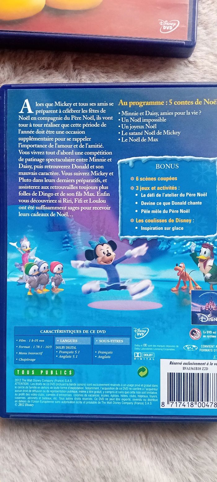 Lot 4 dvd mickey noel - photo numéro 6