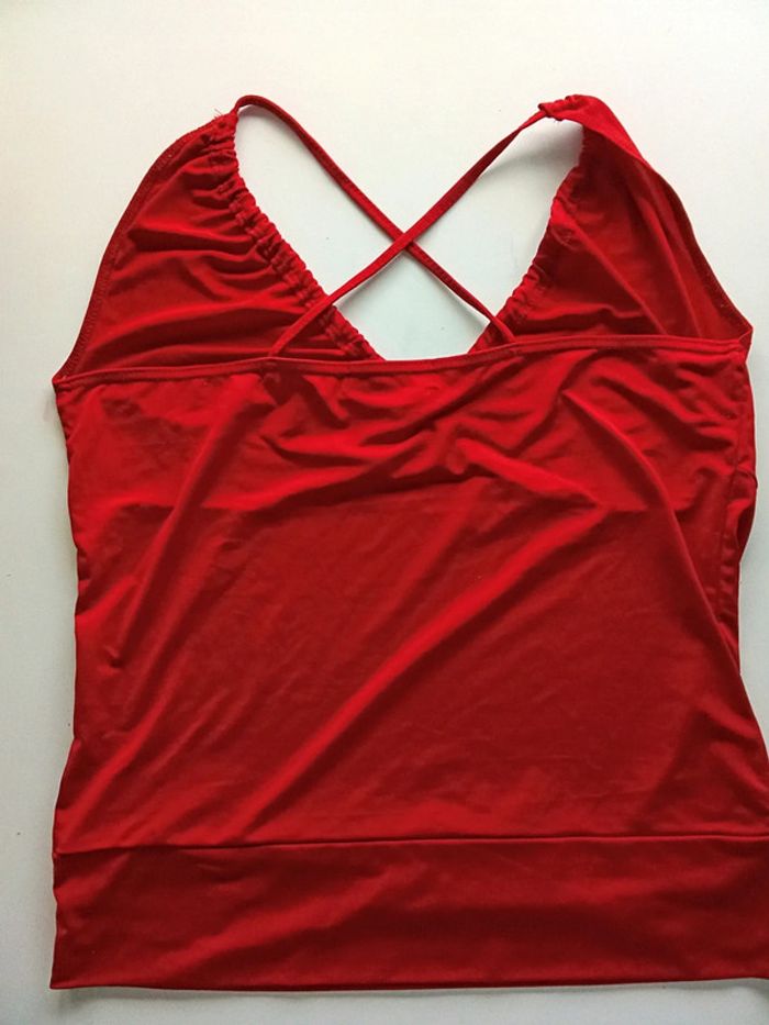 Top femme rouge L - photo numéro 2