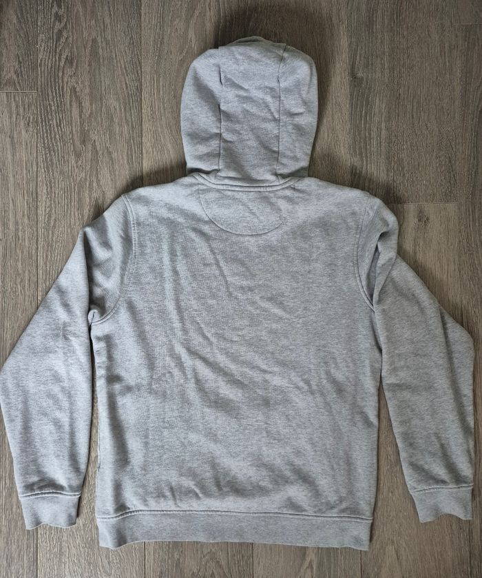 Sweat à capuche Lacoste gris taille 4 ou M - photo numéro 3