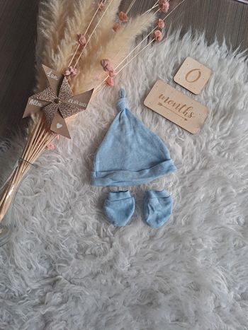 Ensemble bonnet + moufles