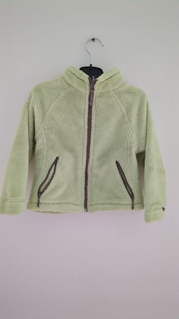 Veste polaire vert pomme Go Sport 4 ans