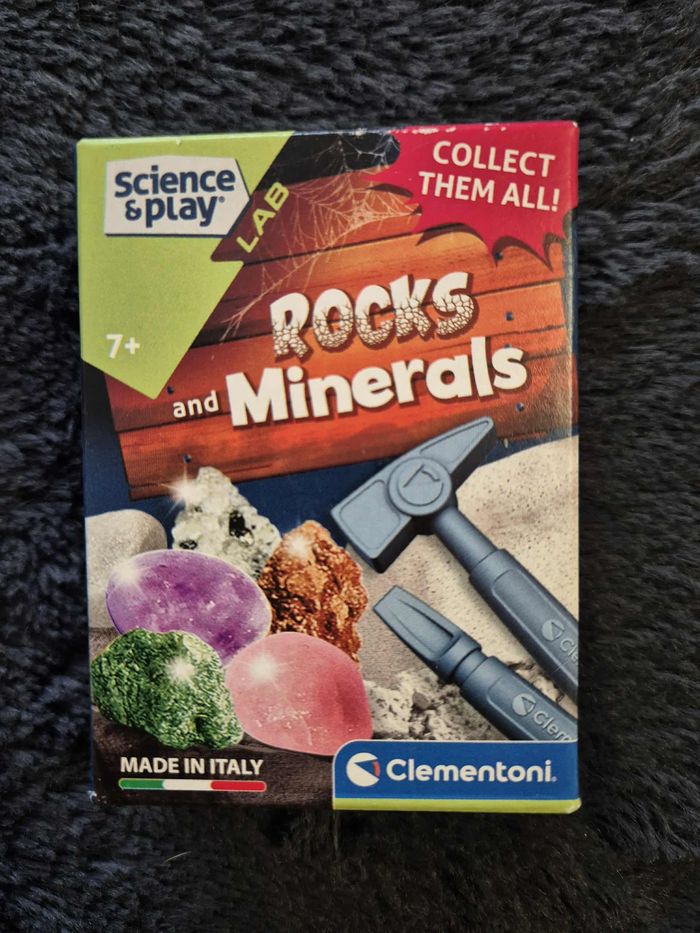 CLEMENTONI Science&Play Mini-set géologique : roches et minéraux
