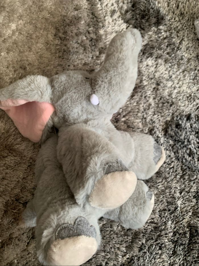 Bouillotte peluche éléphant - photo numéro 2