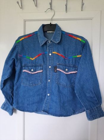 Chemise en jean fille