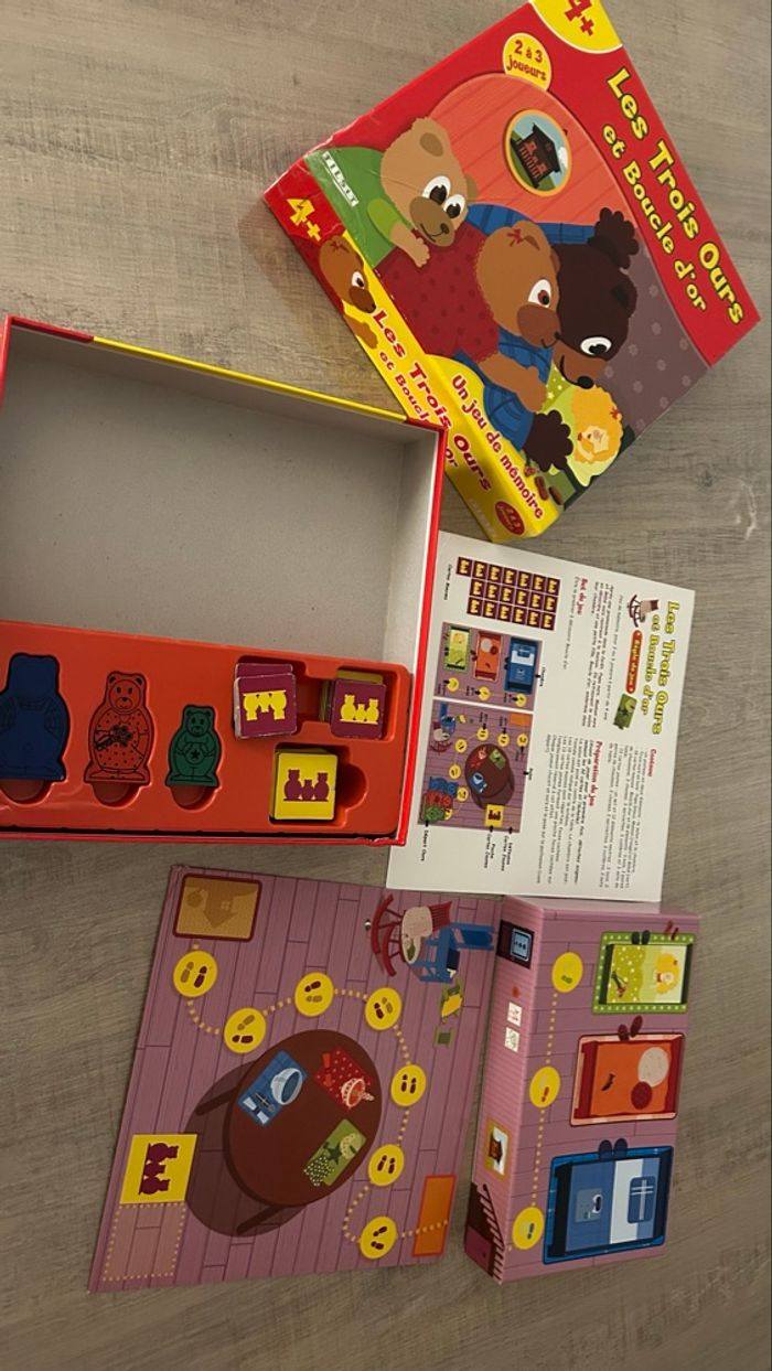Jeu éducatif  jeu de mémoire  Les Trois Ours et Boucle d’Or - photo numéro 3