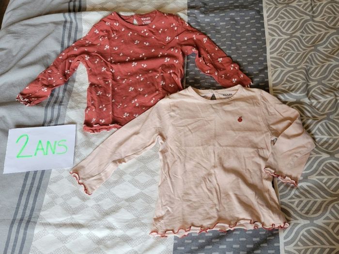 Lot tee-shirt manches longues 24M