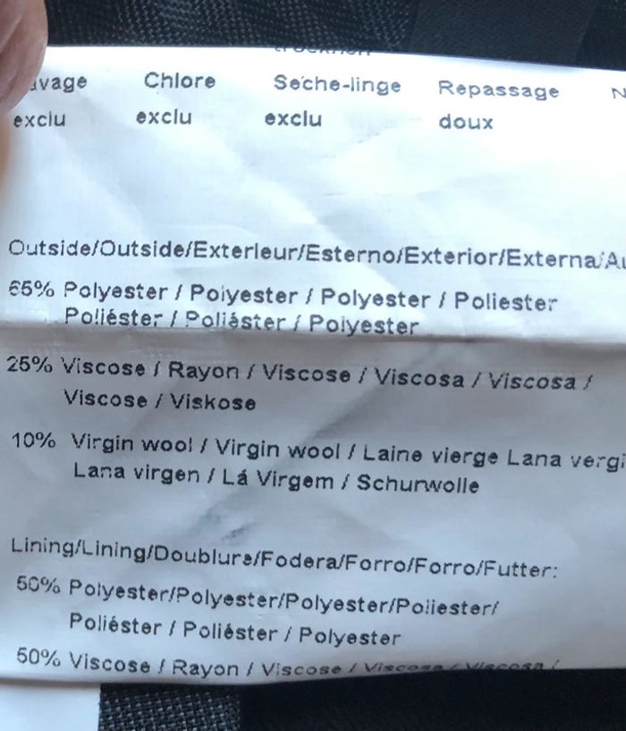 Costume « esprit » fit gris à rayures très fines T 50(40/42) porté 1 fois - photo numéro 17