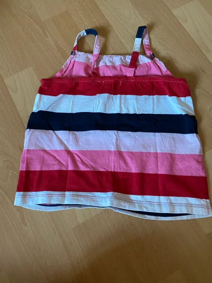 Débardeur rayé H&M Taille 110-116 (4-6ans) - photo numéro 2