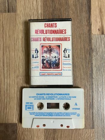 Cassette audio-Chants révolutionnaires 