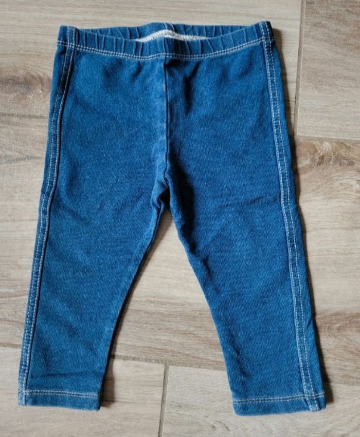 Ensemble t-shirt manches longues et legging taille  12 mois - photo numéro 5