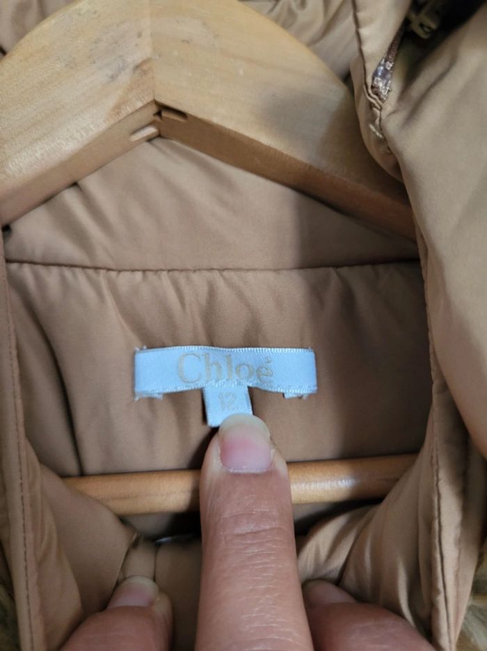 Doudoune bi-matière Chloé 12 ans impeccable - photo numéro 5