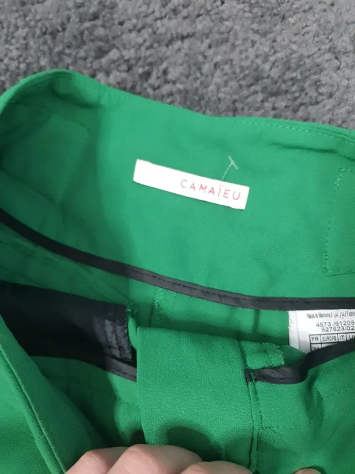 Pantalon vert camaieu - photo numéro 4